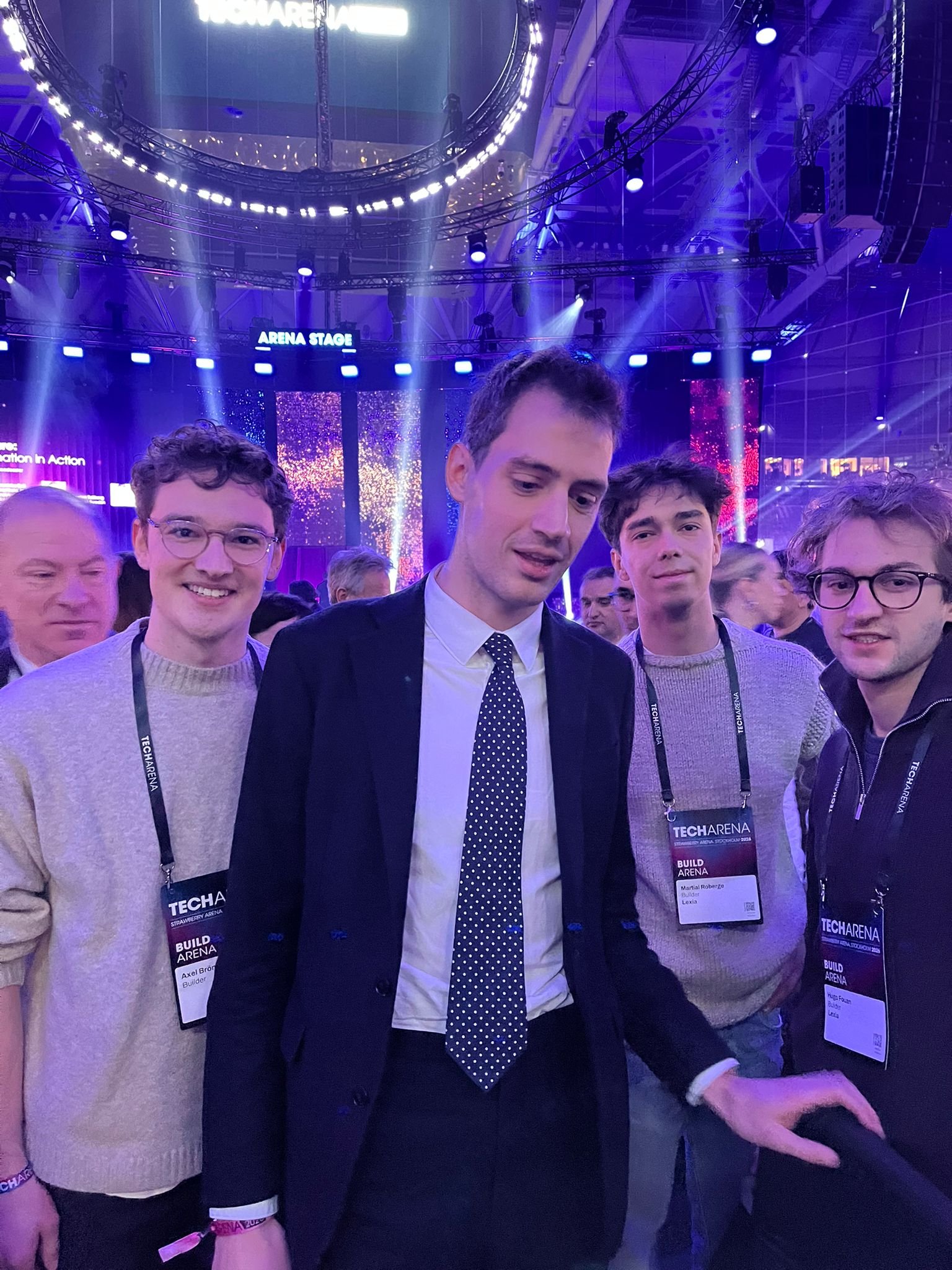 Lexia team at Luma Hackathon in Stockholm